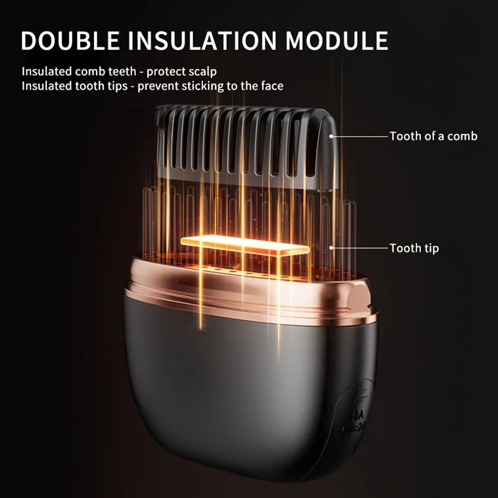 Elevate Your Hair Game with the Wireless Hair Straightening Comb - USB Rechargeable Styling Brush for Effortless Smoothness