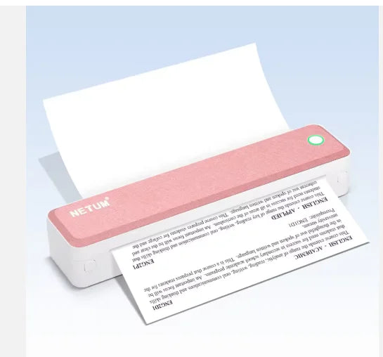 NETUM A4 Bluetooth Portable Thermal Printer - Your Inkless Solution for Effortless Business Printing on the Go